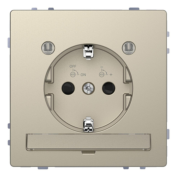 Розетка Schneider Electric Merten D-Life 16A с/з и LED модулем MTN2304-6033