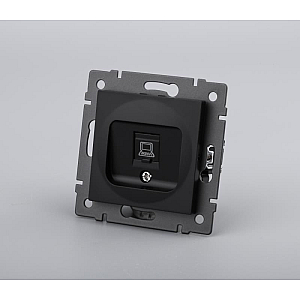 Механизм компьютерной розетки Arlight SCT-MPC1-PL-BK-V (RJ-45, CAT6) 049847
