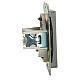 Розетка компьютерная RJ-45 Stekker Катрин графит GLS00-7107-06 49418