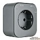 Трековая розетка Arte Milano Am-track-sockets 380022TS/ES Grey