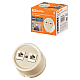 Розетка двойная компьютерная RJ45 сл. кость Болонь TDM Electric SQ1820-0351