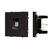 Механизм компьютерной розетки Arlight SCT-NOBE-MPC1-SFPL-BK (RJ-45, CAT6) 054305