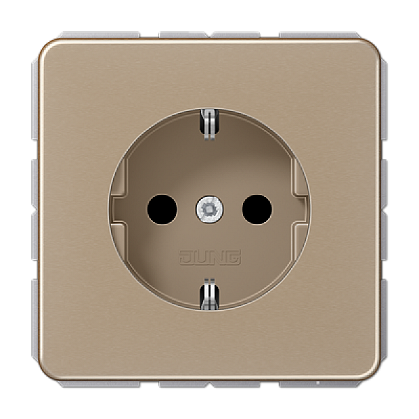 Розетка 2K+З Jung CD1520GB