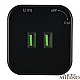 Трековая розетка Arte Milano Am-track-sockets 380022TS/USBx2 Black