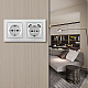 Розетка двойная (двухпостовая) c USB Arte Milano SET06-2-47-1-40-1 silver