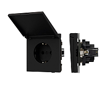 Механизм розетки влагозащищённый SCT-TENDO-MCP-SFPL-BK (230V, 16A) 054599