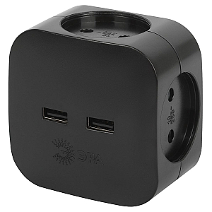 Разветвитель электрический Эра SP-4-USB-B Б0049536