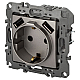 Розетка ЭРА Серия 12 12-4109-16 2P+E 16A-250В шторками с 2xUSB 5В-3А титан Б0065729