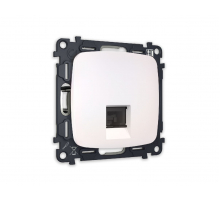 Комплект механизма компьютерной розетки RJ-45(8P8C) CAT6 со шторкой Ambrella Volt Omega MO212010