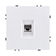 Розетка Ethernet RJ45 Cat.6, белый матовый Kollinger Eclipse EC-017WH