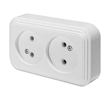 Розетка 2-местная Stekker PST16-30-20 (RA 16-237-Б) 39693