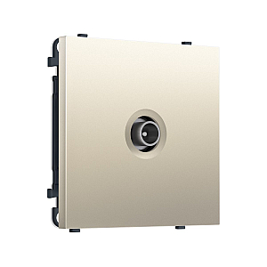 Комплект механизма TV розетки проходной SIGMA Шёлк 5-1000 MHz 4dB QUANT PRO Ambrella Volt MS553030 (SP5530, PR211)
