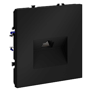 Розетка компьютерная Voltum S70 VLS060108 (черный матовый)