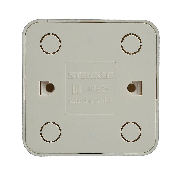 Розетка 2P Stekker София серебро MST10-11-03 49325