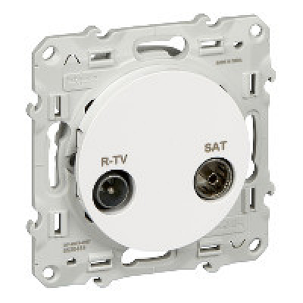 Розетка R-TV/SAT Schneider Electric Odace S52R454