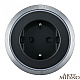 Трековая розетка Arte Milano Am-track-sockets 380066TS LED/ES Grey