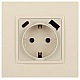 Розетка со шторками с USB type-A+C Эра Elegance 14-4108-02 Б0067725