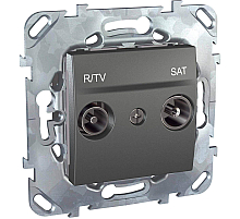 Розетка R-TV/SAT оконечная Schneider Electric Unica MGU5.455.12ZD