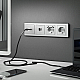 Накладка Werkel для розетки HDMI серебряный рифленый WL09-HDMI-CP 4690389128318