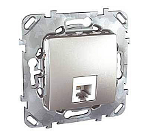 Розетка телефонная RJ11 Schneider Electric Unica MGU5.492.30ZD