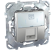 Розетка телефонная RJ12 Schneider Electric Unica MGU5.493.30ZD