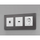 Комплект механизма розетки HDMI 2.0 40V/500mA 2.0GHz 5-18Gbit/s Ambrella Volt Alfa MA114010