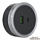 Трековая розетка Arte Milano Am-track-sockets 380066TS LED/USB-Type-C Grey