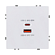Розетка USB A+C 65W, белый глянцевый Kollinger Eclipse EC-024WG