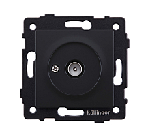 Розетка TV (папа), черный матовый Kollinger REA-007BM для Aspekt, Eleganz, Reflex