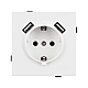 Механизм розетки с USB зарядкой Arlight SCT-TENDO-MUAA-PL-WH (230V, 16A) 054082