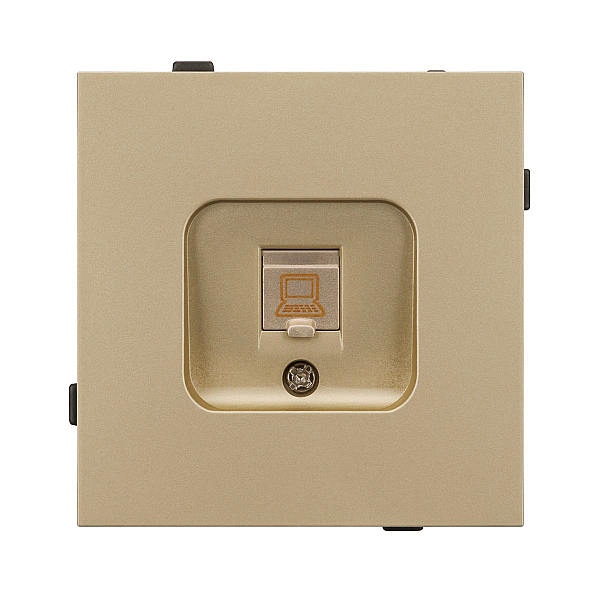 Механизм компьютерной розетки Arlight SCT-TENDO-MPC1-SFPL-GD (RJ-45, CAT6) 054592