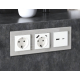 Комплект механизма розетки 2USB A+A 18W (быстрая зарядка) с/з Ambrella Volt Alfa MA129010