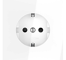 Розетка со шторками Voltum S70 VLS040201 (белый глянцевый)