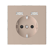 Розетка компьютерная USBx2 Schneider Electric Merten D-Life MTN2366-6051