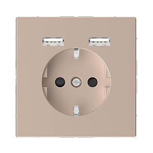 Розетка компьютерная USBx2 Schneider Electric Merten D-Life MTN2366-6051