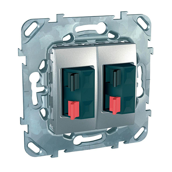 Аудиорозетка двойная Schneider Electric Unica MGU5.8787.30ZD