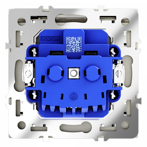 Розетка с защитными шторками и крышкой Voltum S70 VLS040305 Розетка с защитными шторками и крышкой Voltum S70 VLS040305