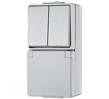 Розетка штепсельная Schuko Jung 675W