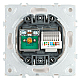 Розетка телевизионная TV + компьютерная RJ-45 Stekker Эмили белый фарфор RST00-5106-01 49872