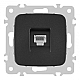 Розетка RJ45 Arte Milano 205.45-1.black