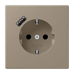 Розетка 2K+З USB Typ A Jung LC1520-18A242