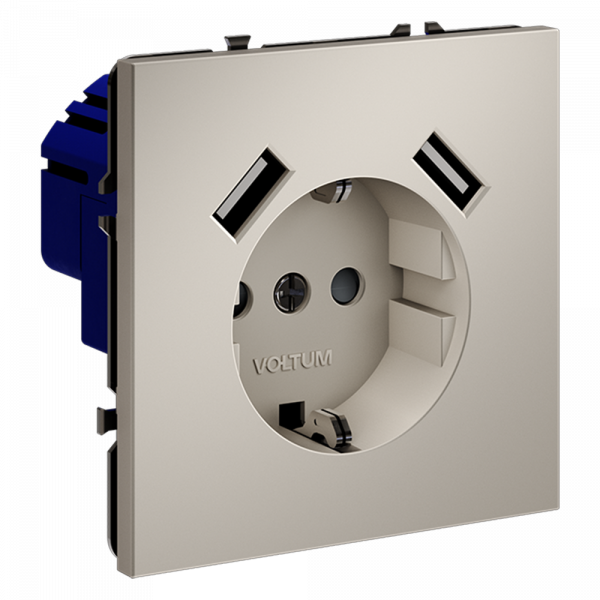 Розетка с USB, А+А Voltum S70 VLS040403 Розетка с USB, А+А Voltum S70 VLS040403