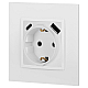 Розетка ЭРА Elegance 14-4108-01М 2P+E 16A-250В со шторками с USB type-A+C 5В-3А белый матовый Б0067710