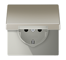 Розетка штепсельная Schuko Jung ES1520NKL