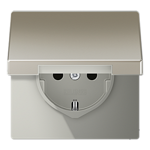Розетка штепсельная Schuko Jung ES1520NKL