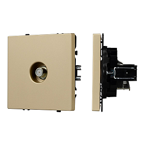 Розетка спутник софт-тач золотой песок Arlight SCT-MST1-SFPL-GD (SAT) 054298(1)