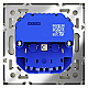 Розетка встраиваемая Voltum S70 с заземлением и защитными шторками, 16А, с USB, A+A, (сталь) VLS040405