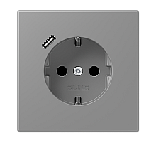 Розетка 2K+З USB Typ C Jung LC1520-18C203