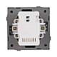 Механизм USB розетки Arlight SCT-TENDO-MUAC-SFPL-BK (5V, 3A, QC3) 054536