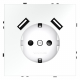 Розетка с USB Voltum S70 VLS040402